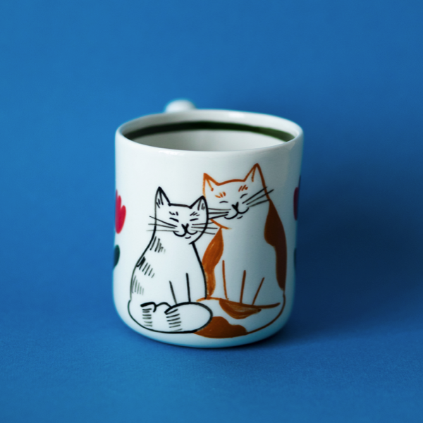 Зорка, кружка «Влюбленные коты»