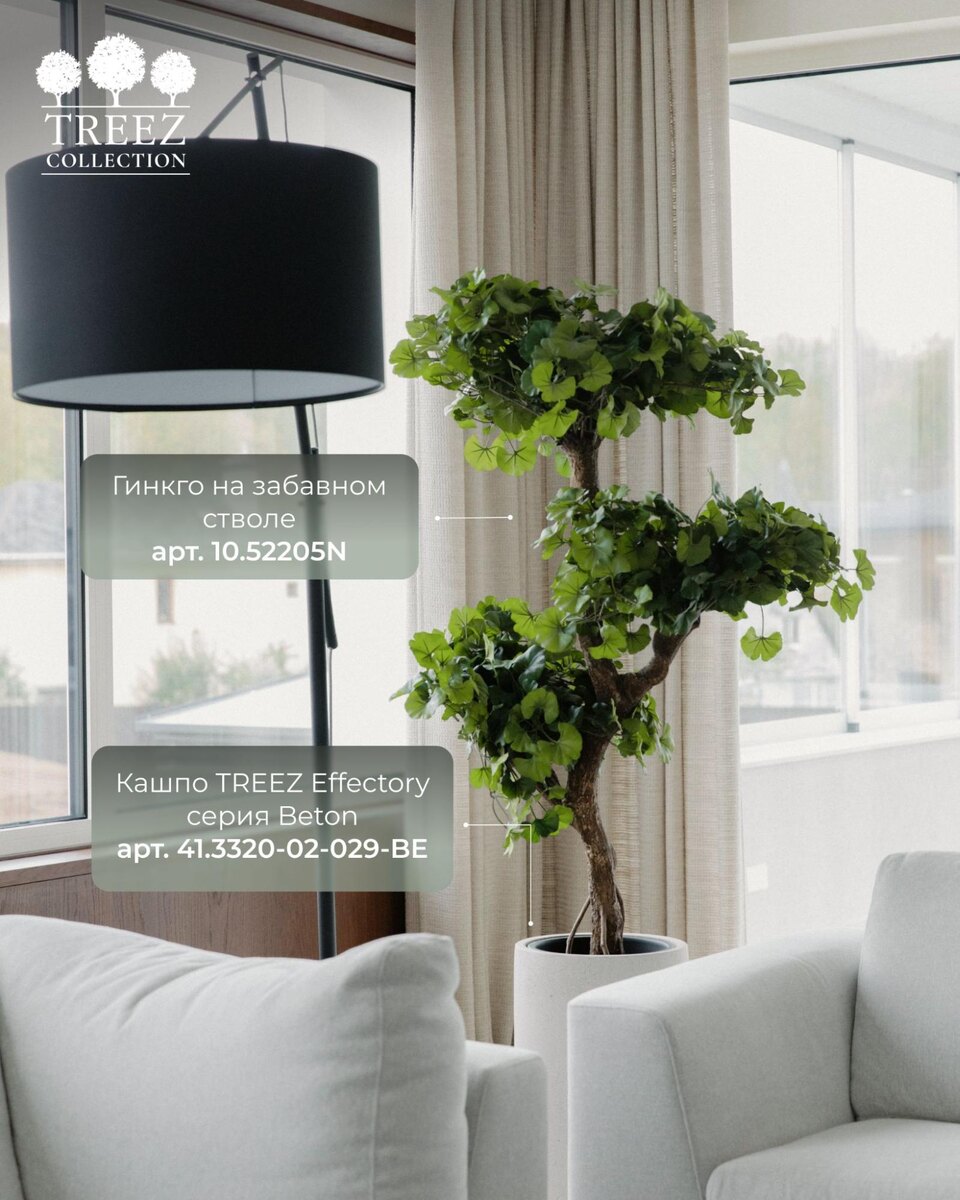 Кашпо и растения TREEZ Collection