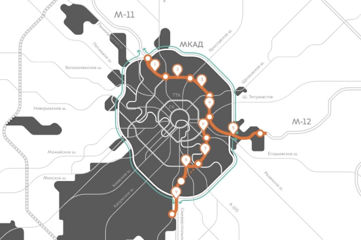Общая протяженность — 68 км. Источник: msd.mos.ru📷
