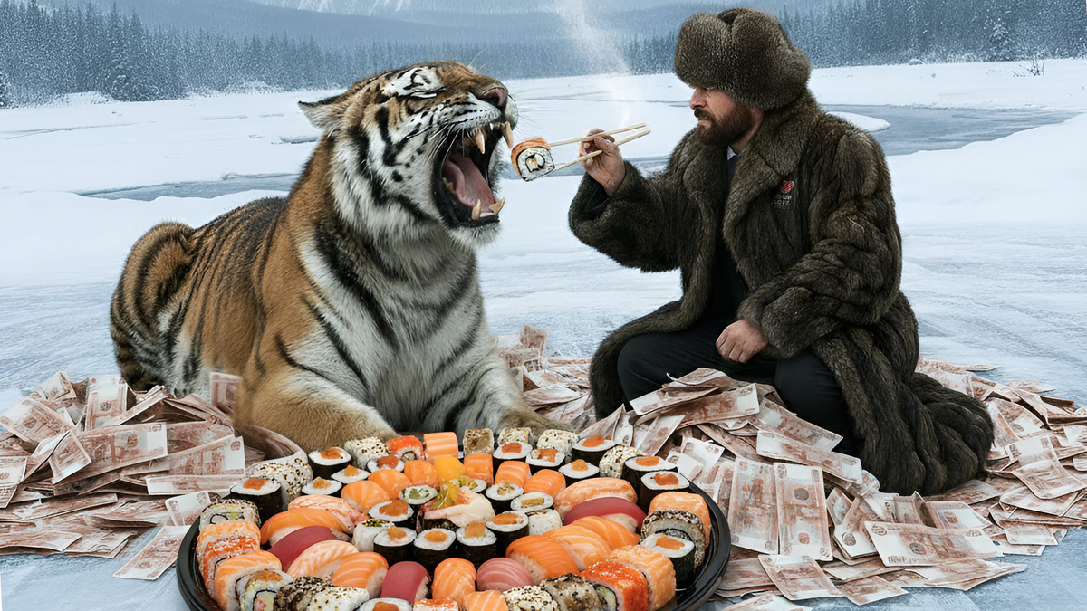 На Дальнем Востоке даже котики любят деньги и роллы