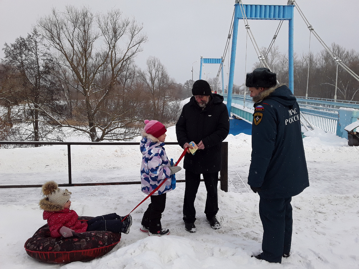 О безопасном катании на "ватрушках"