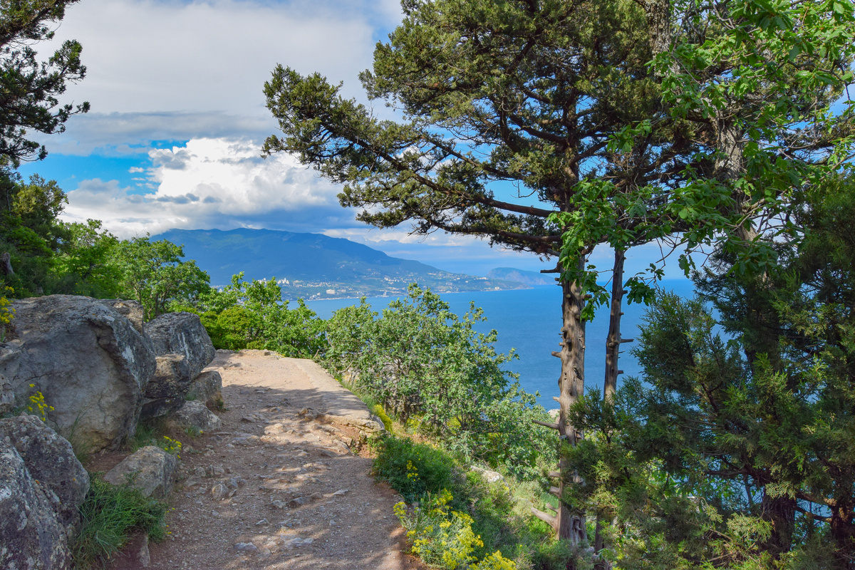 Царская (Солнечная) тропа возле Ливадийского парка // Туристический портал Республики Крым, Светлана Мальцева