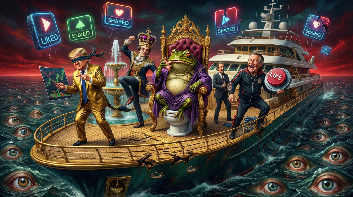 Аллегорическое видение ИИ "скандала Эпштейна". 2026