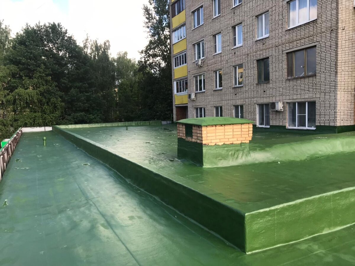                                                         Фотография кровли после ремонта