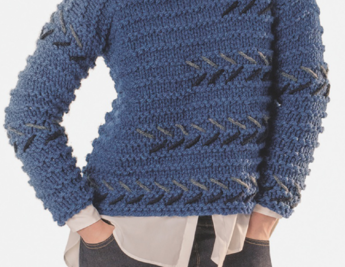 ✨⭐Пуловер с ребристым узором! ✨⭐