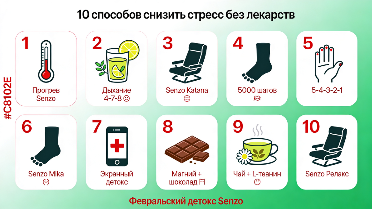 10 лайфхаков против стресса: от дыхания до Zero Gravity