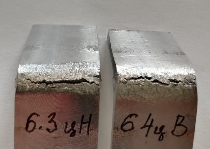 Образцы после проведения испытаний на МКК