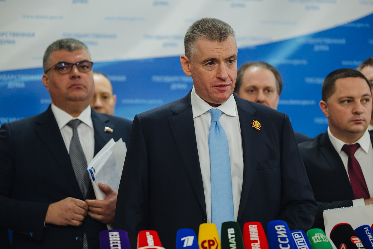 Председатель ЛДПР Леонид Слуцкий