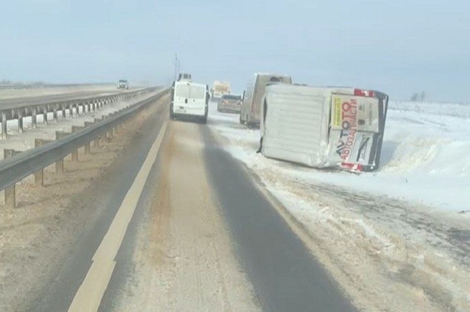    По предварительным данным, причиной аварии стало то, что водитель не справился с управлением. Фото: кадр видео/видеорегистратор