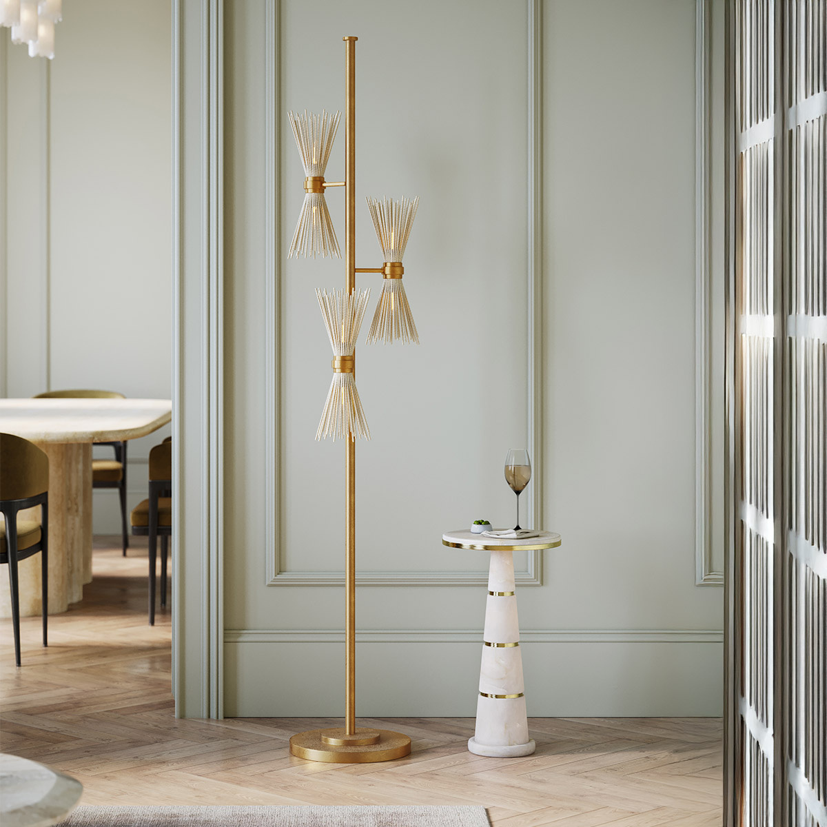 Торшер Currey & Company NOVATUDE QNC-NOVATUDE-FL