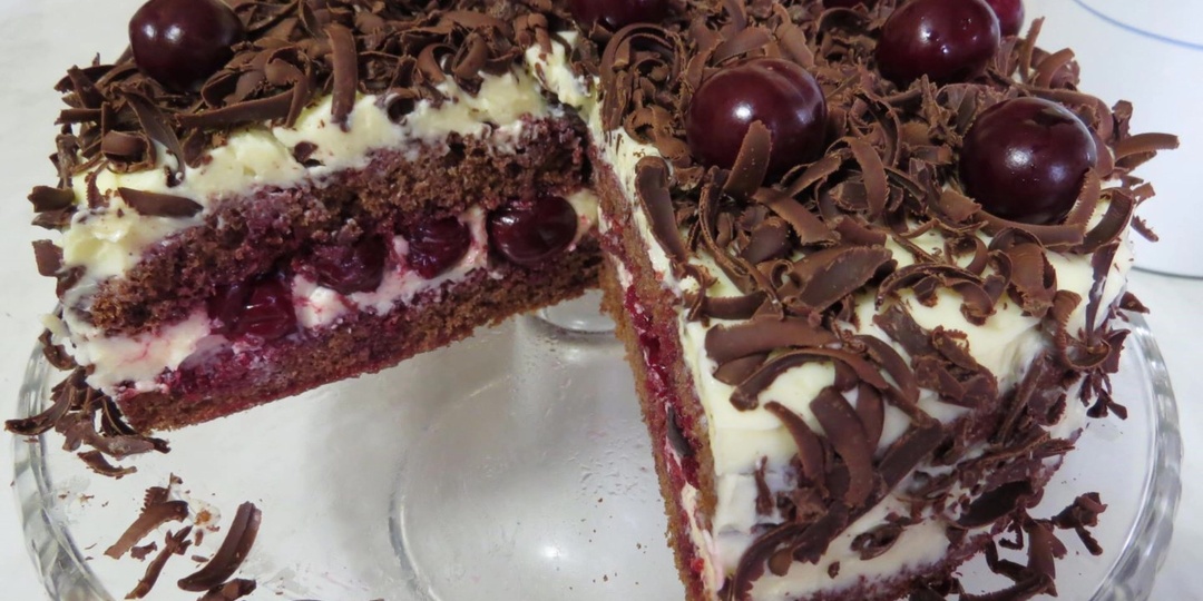 Торт ШВАРЦВАЛЬД или ЧЁРНЫЙ ЛЕС по-нашему) Торт на ПРАЗДНИК