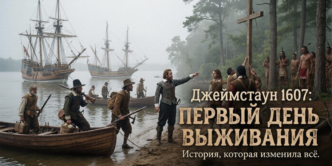 Запах тины, страх и надежда: 14 мая 1607 года в Джеймстауне