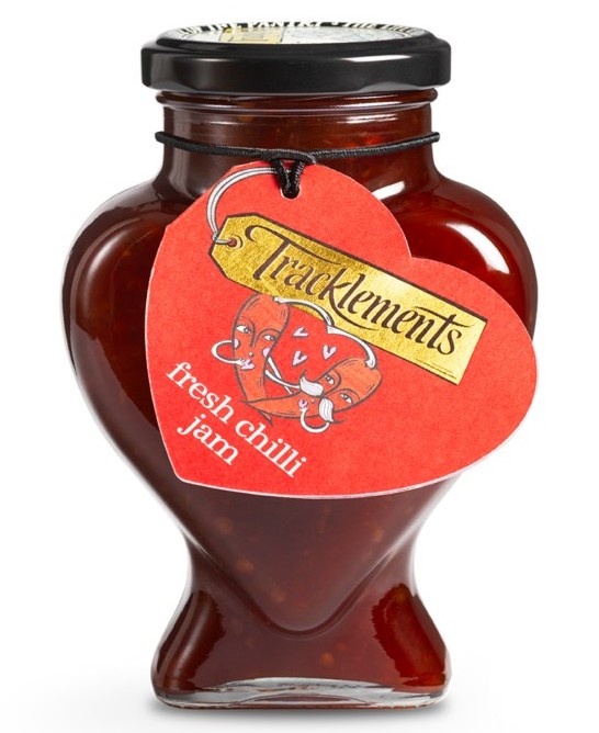 Джем с чили в баночках в форме сердца начали продавать к 14 Февраля в Великобритании
