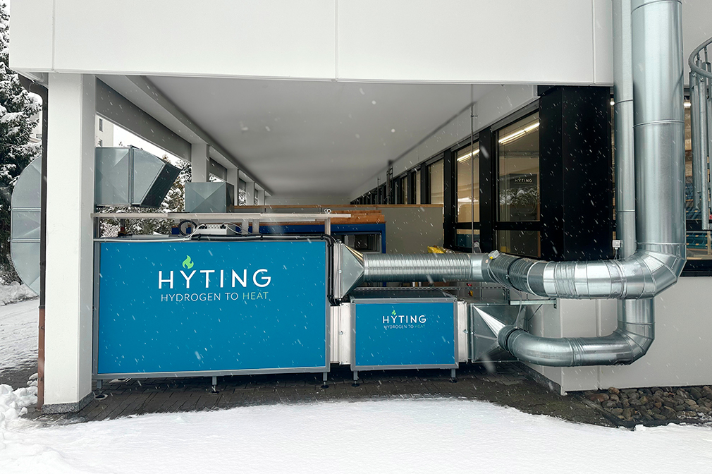 Гибридная система отопления HYTING установлена ​​на объекте заказчика. Фото с сайта HYTING.