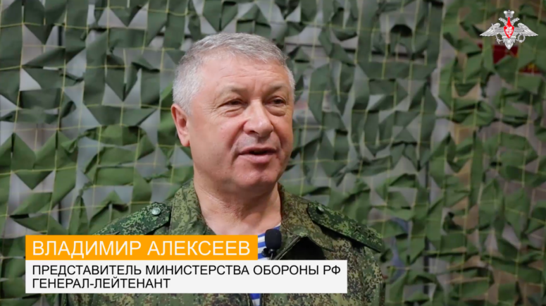    Владимир Алексеев. Кадр из видео / t.me/mod_russia