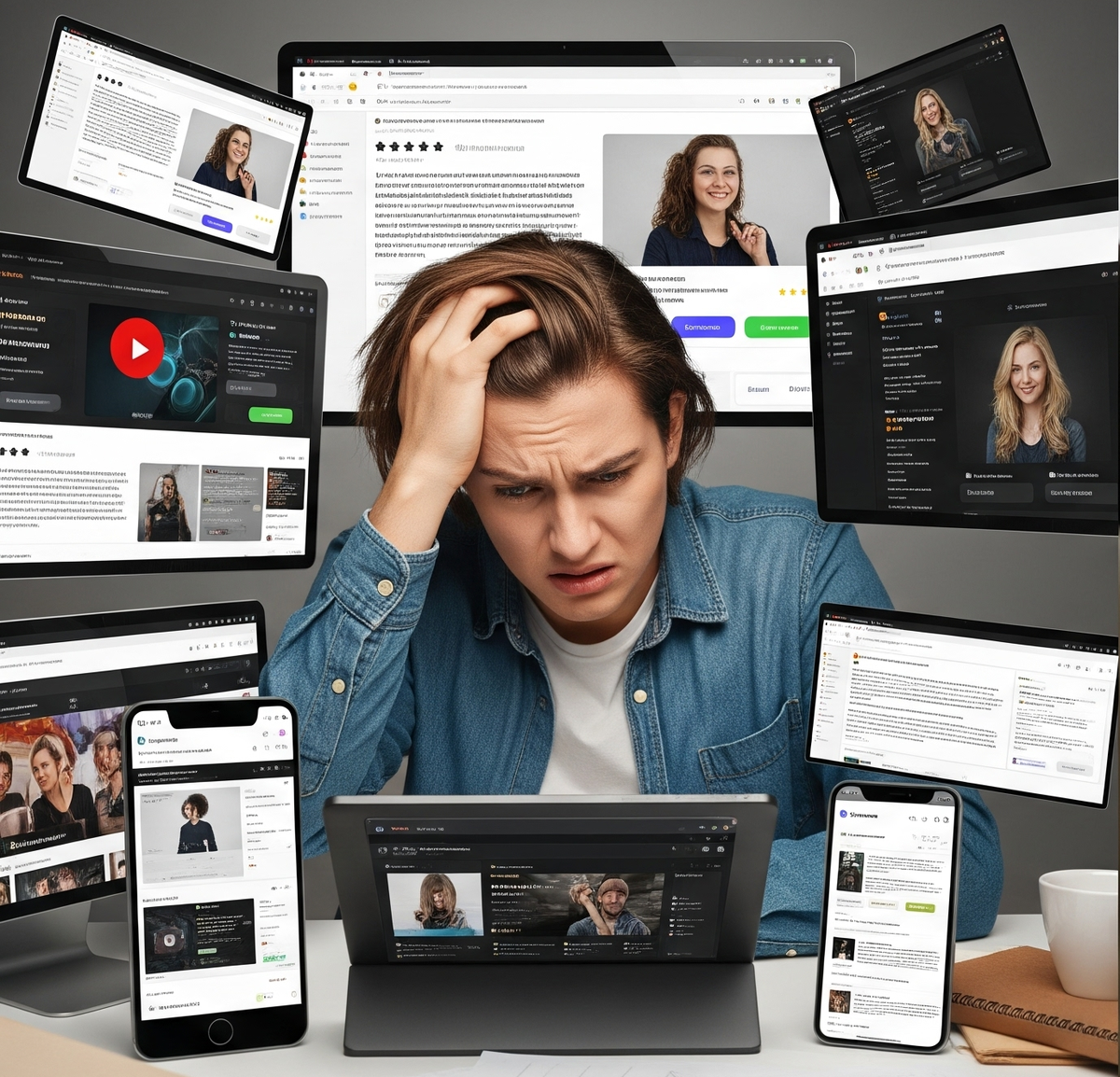 Обилие информации при подборе гаджета