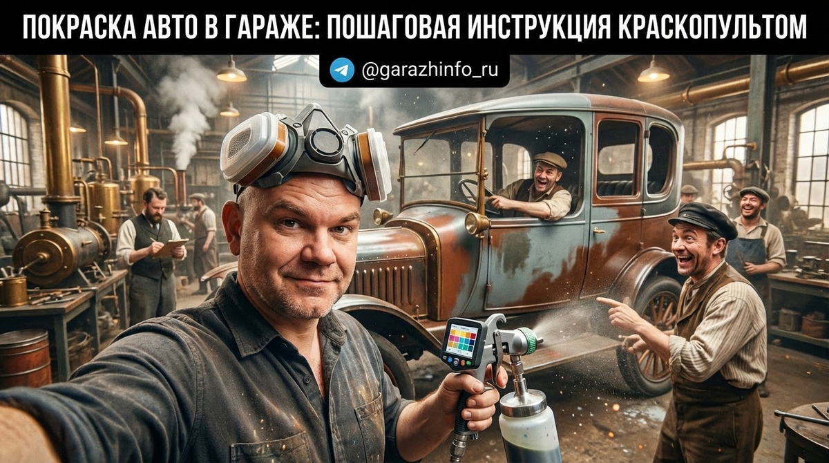    Покрасить авто своими руками - это доступно каждому при наличии краскопульта. Zero8