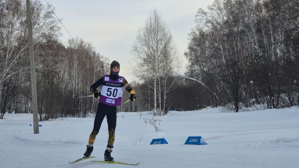    Константин Даньшин на спринтерской дистанции. Фото: СШОР по биатлону имени Маматова