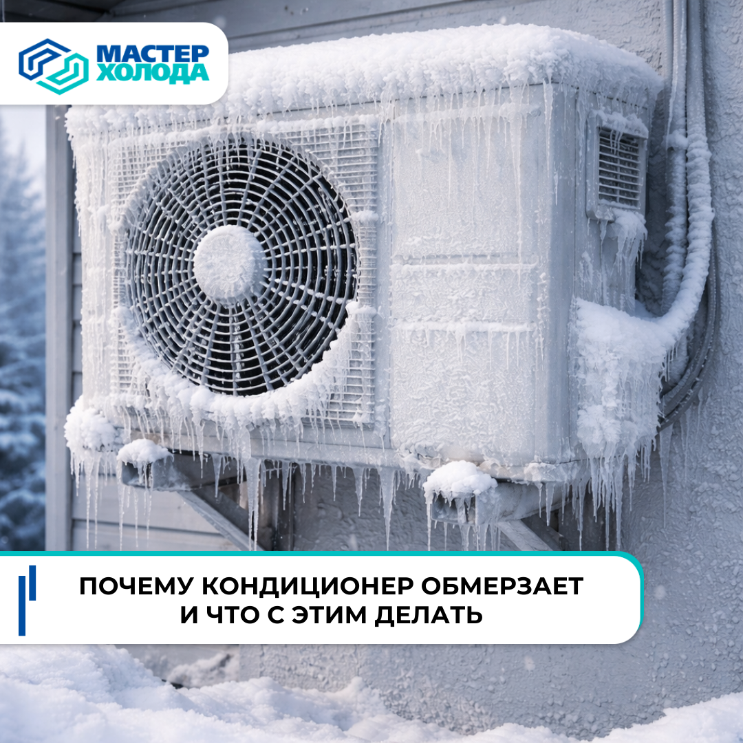 Почему кондиционер обмерзает и что с этим делать | Мастер Холода
