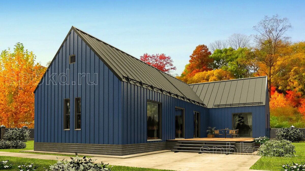 Бархаус. Каркасный дом. Проект.