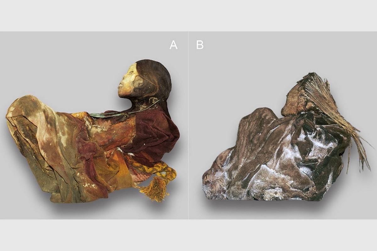    Мумии, найденные на склонах вулкана Ампато. / Journal of Archaeological Science: Reports