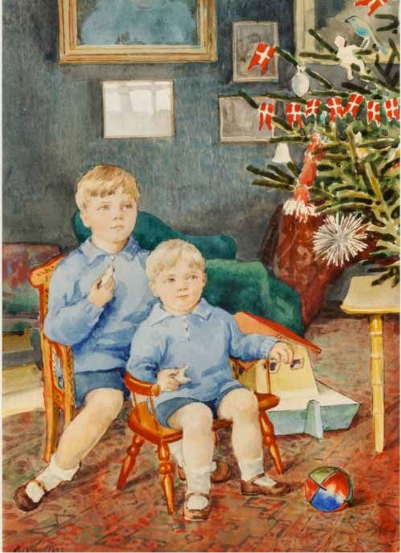 Сыновья Великой княгини Тихон и Гурий в Рождество