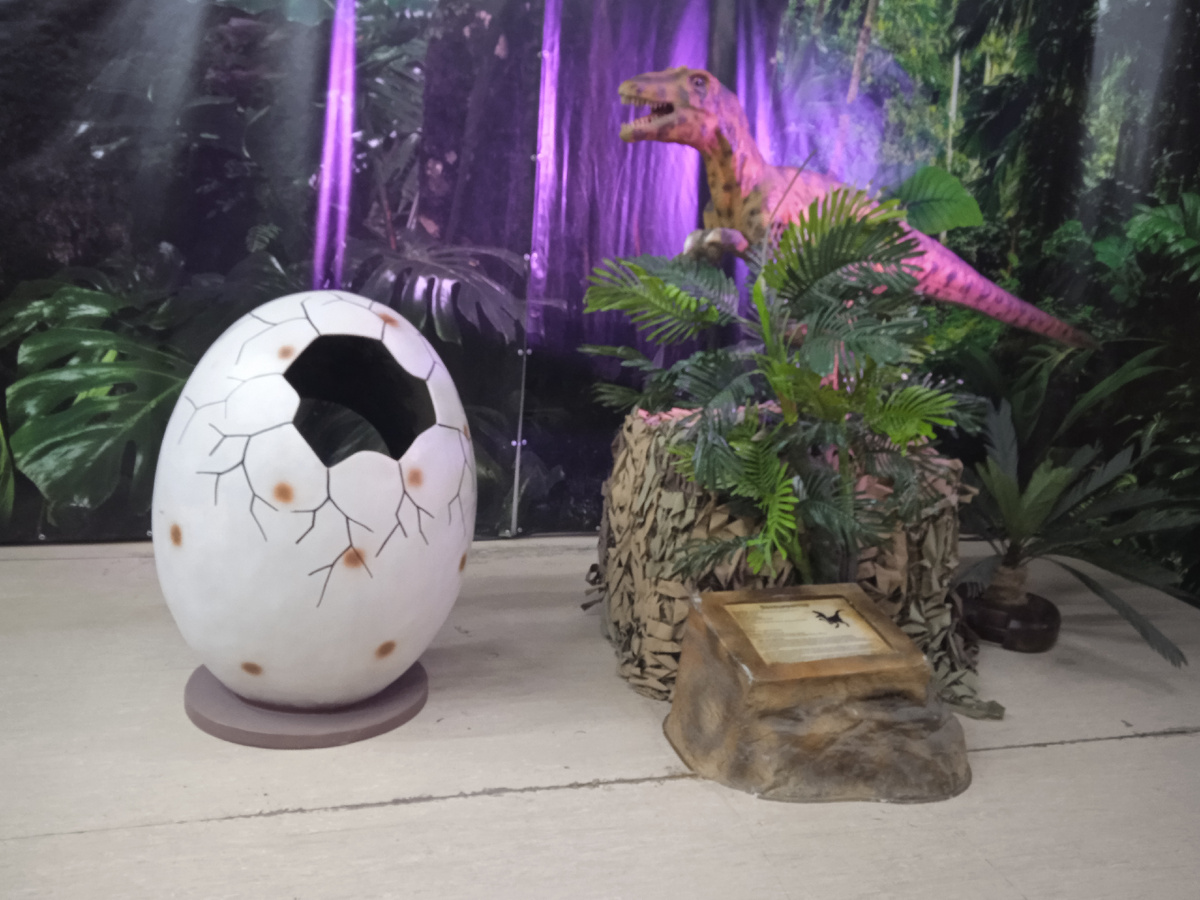 Выставка динозавров.