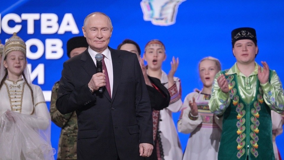    Владимир Путин выступил на мероприятии. Фото: kremlin.ru