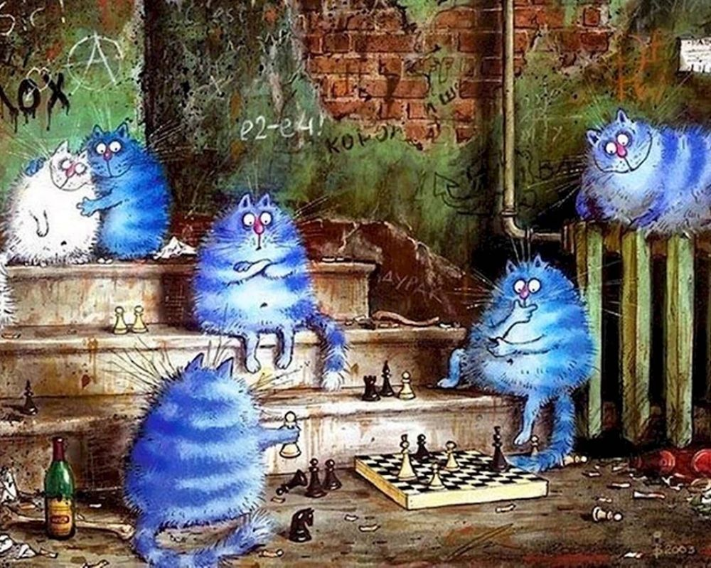 очаровательные коты Рины Зенюк