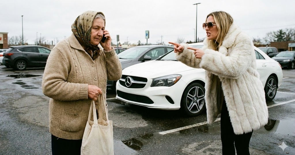 Обрызгала грязью «старую каргу» и посмеялась. Вечером муж вернулся домой бледный и с вещами в коробке.