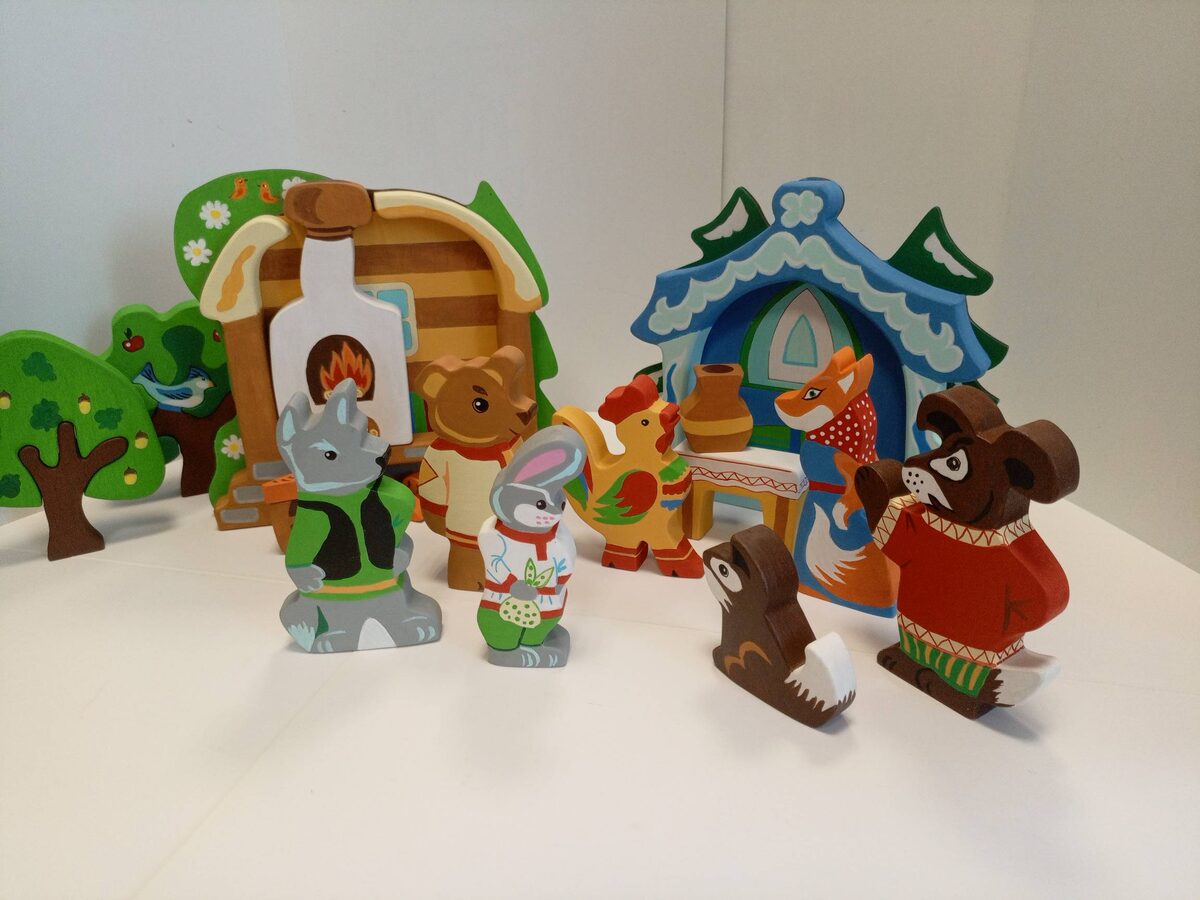 Игровой набор "Заюшкина избушка"