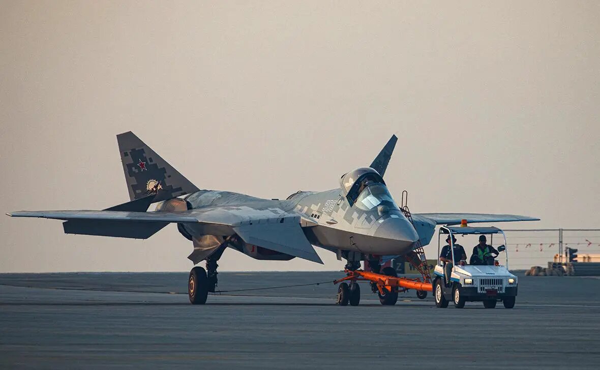    Истребитель Су-57Э Фото: Нина Падалко / РИА Новости Анна Абрамова