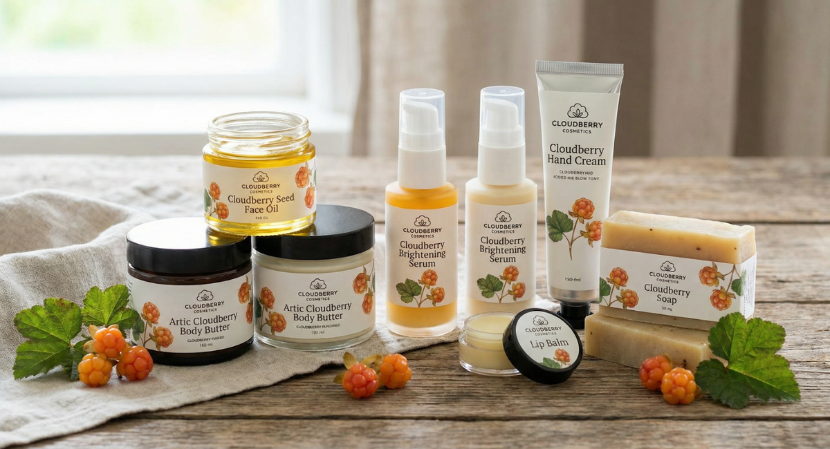 Косметика из морошки — это сила северной ягоды в каждой капле. Богатая витаминами С и Е, она питает и защищает кожу, даря ей сияние и пользу природных антиоксидантов.