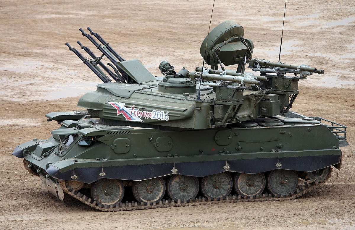 Зенитная самоходная установка ЗСУ-23-4 «Шилка», ставшая родоначальницей всей ветки ЗСУ. Фотография в свободном доступе.