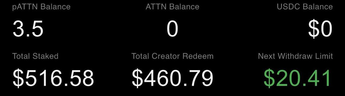 Вот так выглядит кошелек внутри приложения