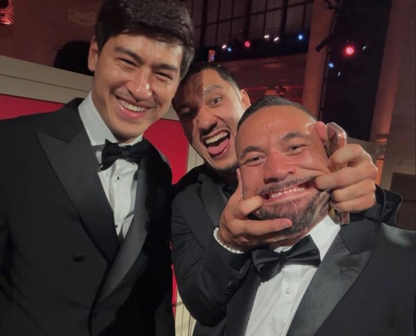 Профессиональные боксеры: Двитрий Бивол, Джейк Опетайа и Джозеф Паркер