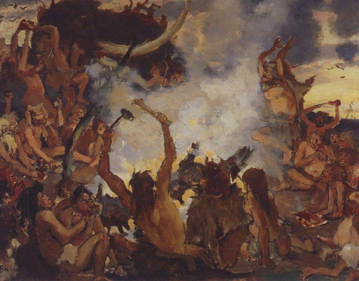    «Каменный век. Пиршество» / © Виктор Васнецов, Исторический музей