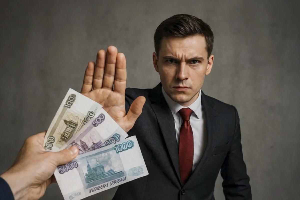 Большинство коррупционных преступлений в Прикамье связаны с фактами дачи или получения взятки.  Фото: Изображение сгенерировано с помощью ИИ / Маргарита Неклюдова