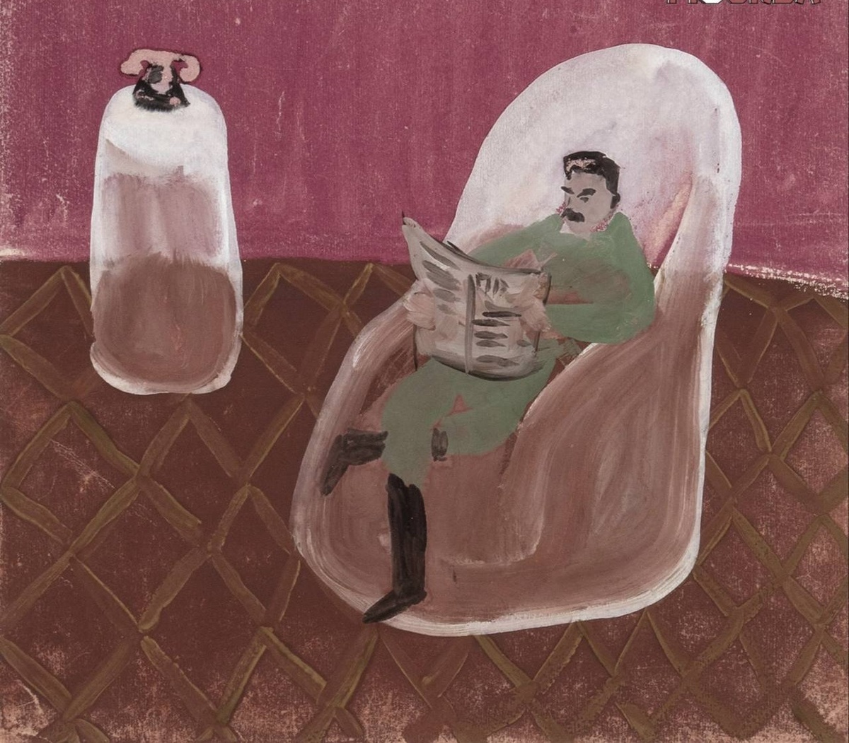 "Портрет Сталина" художников Э.Булатова и В. Кандинского. Из открытого источника