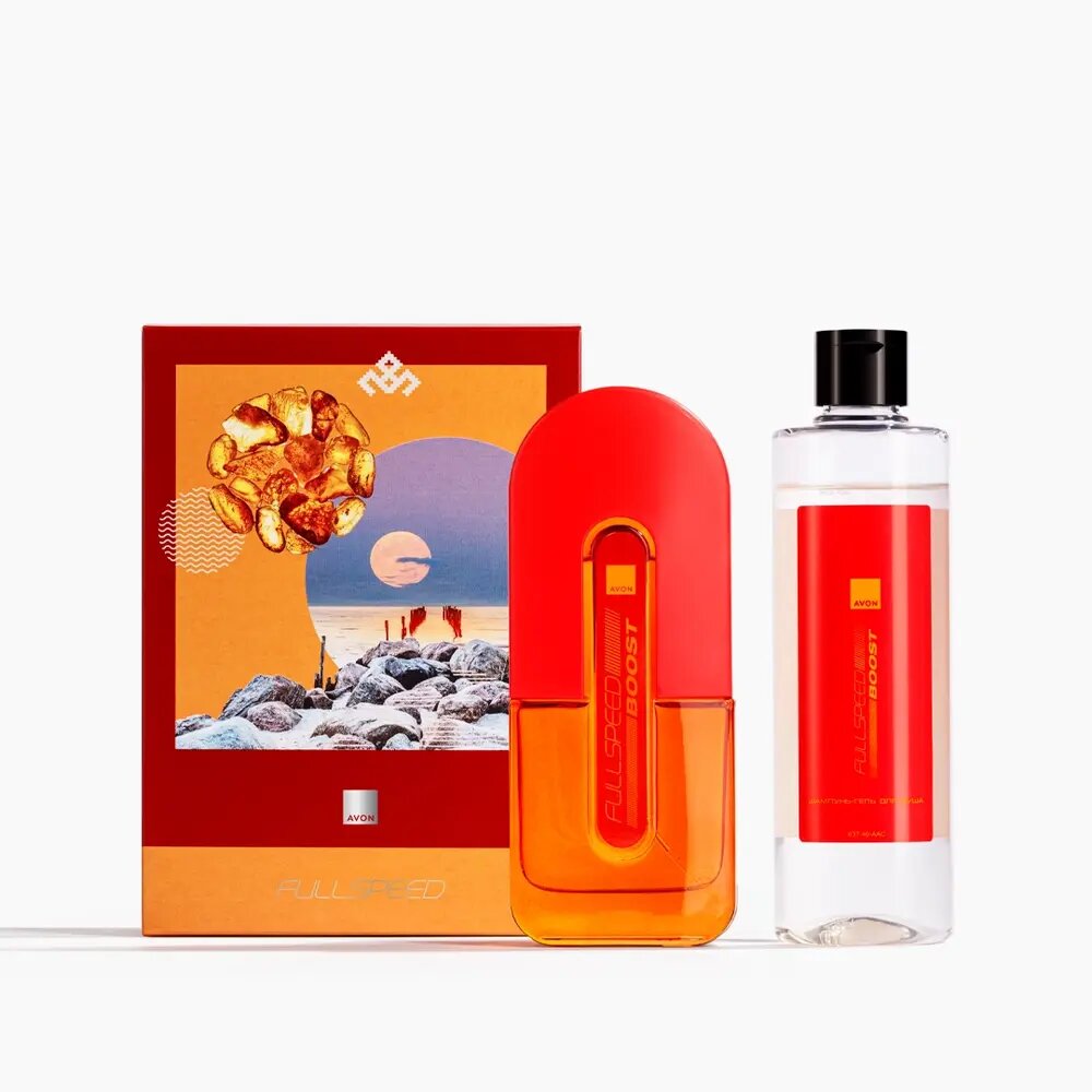 Подарочный набор Full Speed Boost для него, Avon