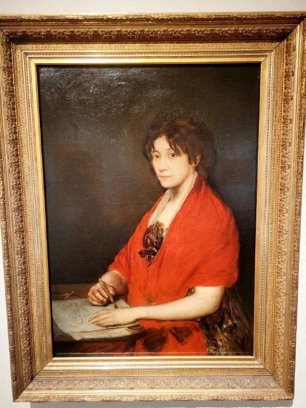 Один из экспонатов музея - Франсиско Де Гойя, "Женский портрет"