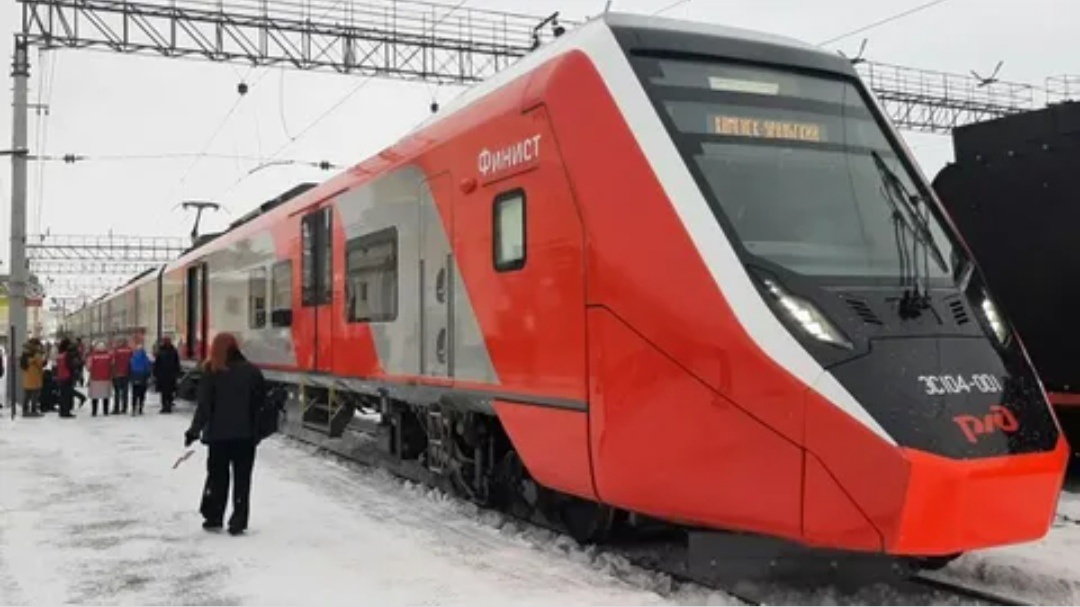 Наш электро поезд.