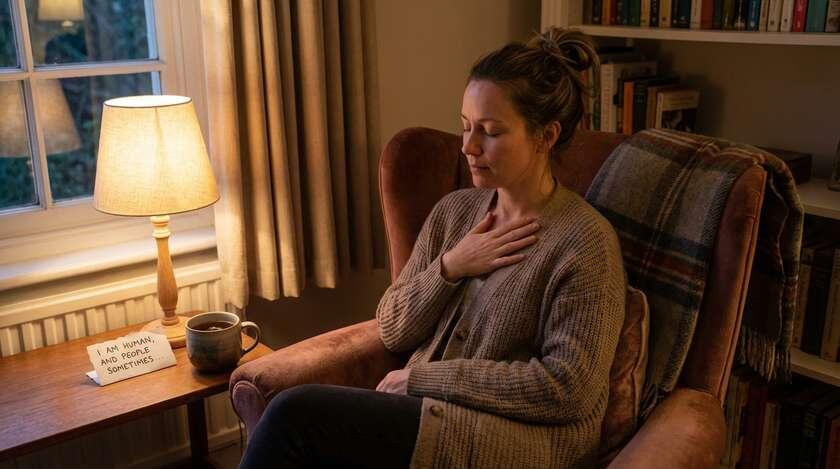 Исцеление начинается не с громкой любви к себе, а с тихой паузы и простого признания: «Я - человек»