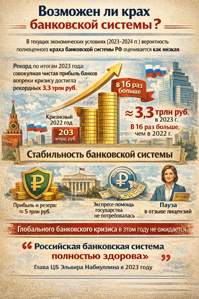 Возможен ли крах банковской системы?