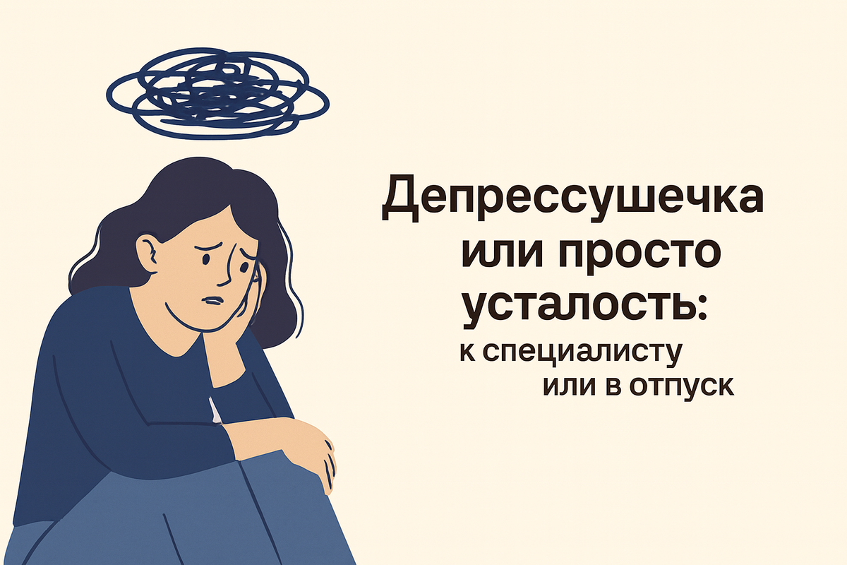 В конце статьи есть тест, по которому можно проверить себя на депрессию.