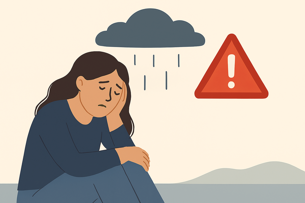 Депрессивный эпизод обычно начинается за 2–3 года до полноценной депрессии и может длиться от нескольких недель до года.