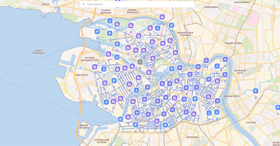   Границы зоны платной парковки Автор фото: parking.spb.ru