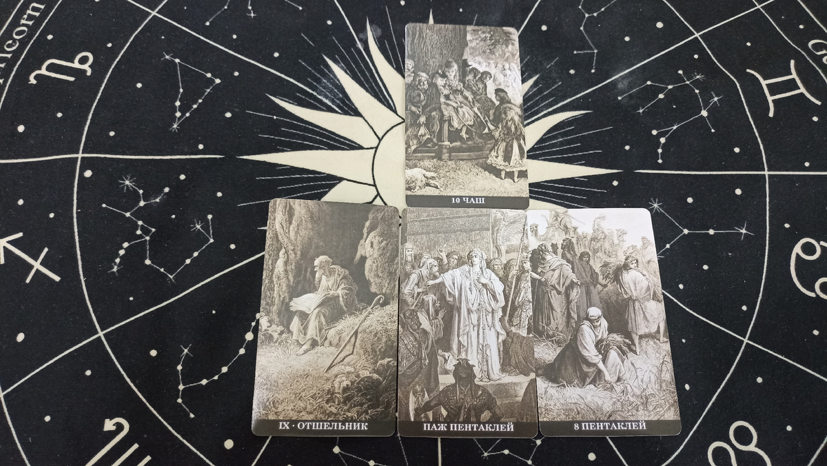 Расклад таро на тему: Послание/совет от Высших сил