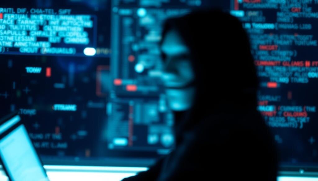    Изображение, символизирующее анонимность в интернете.