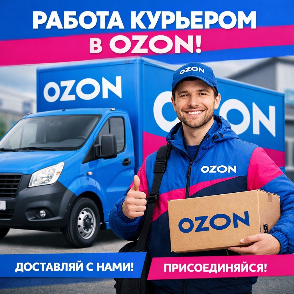 Работа курьером в Ozon